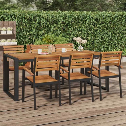 Vidaxl tavolo giardino con - giardino,