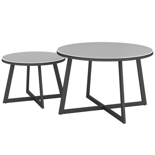 Outsunny set tavolini da - set, 2