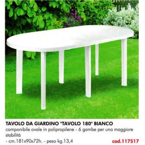 Tavolo plastica giardino - in,